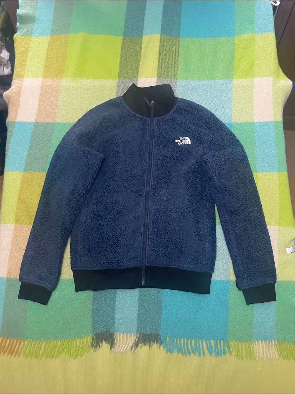 The North Face Hi Pile Sherpa Fleece Full Zip Bomber Jacket